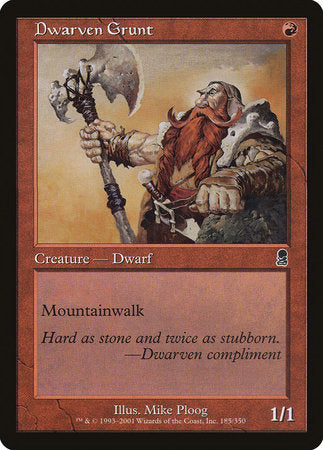 Dwarven Grunt [Odyssey] | Good Games North