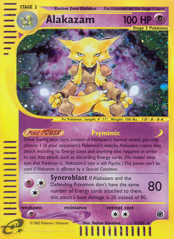 Alakazam (1/165) [Expedition: Base Set] | Good Games North