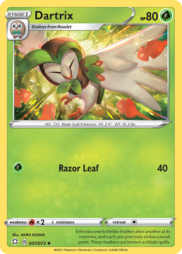 Dartrix (007/072) [Sword & Shield: Shining Fates] | Good Games North