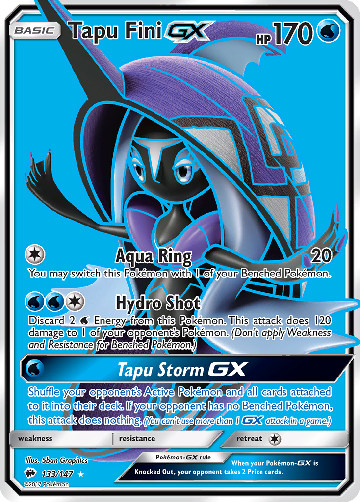 Tapu Fini GX (133/147) [Sun & Moon: Burning Shadows] | Good Games North