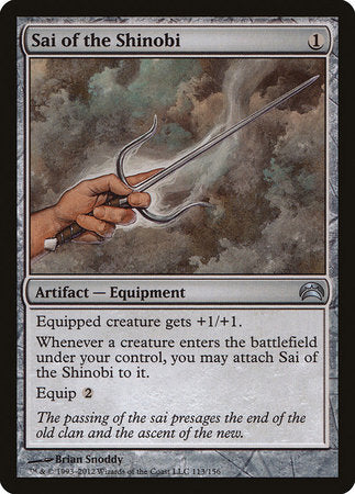 Sai of the Shinobi [Planechase 2012] | Good Games North