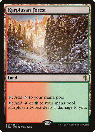 Karplusan Forest [Commander 2016] | Good Games North