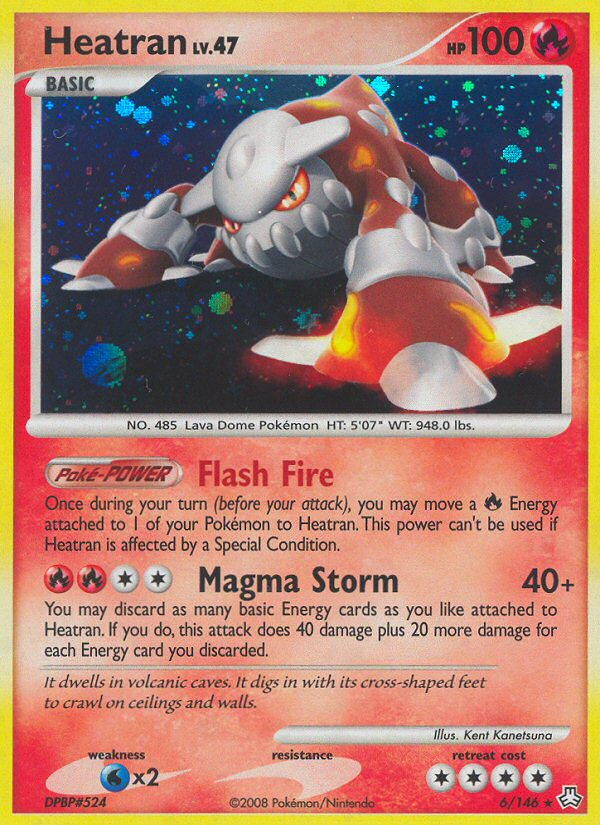 Heatran (6/146) [Diamond & Pearl: Legends Awakened] | Good Games North