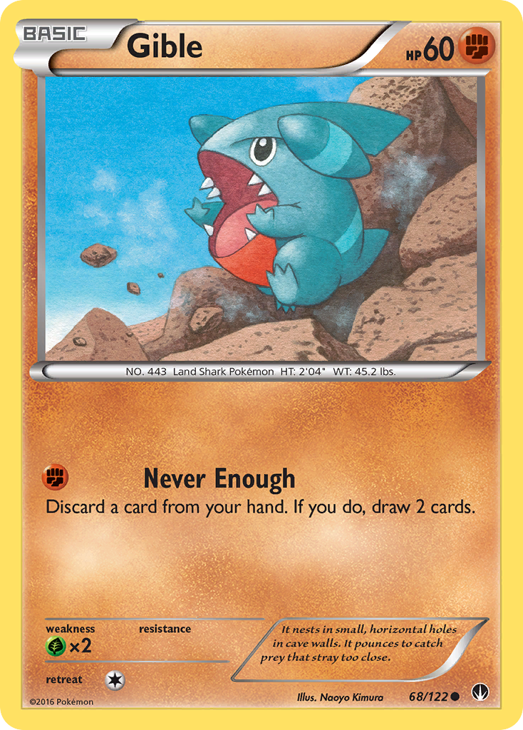 Gible (68/122) [XY: BREAKpoint] | Good Games North