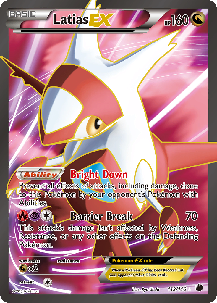 Latias EX (112/116) [Black & White: Plasma Freeze] | Good Games North