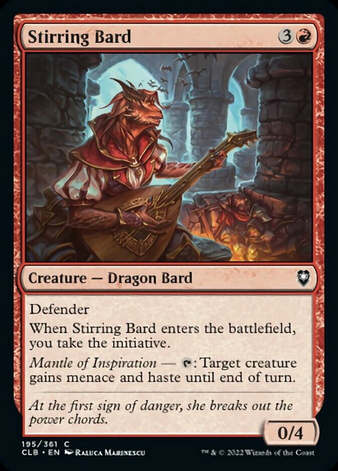 Stirring Bard [Commander Legends: Battle for Baldur's Gate] | Good Games North