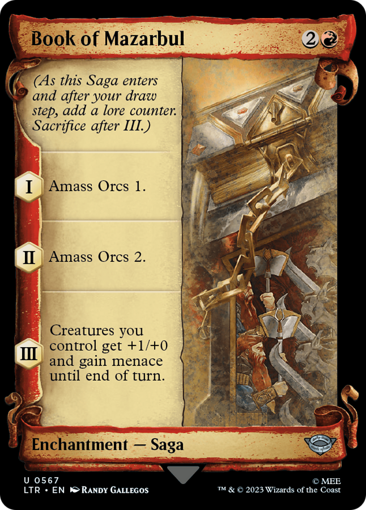 Book of Mazarbul [The Lord of the Rings: Tales of Middle-Earth Showcase Scrolls] | Good Games North