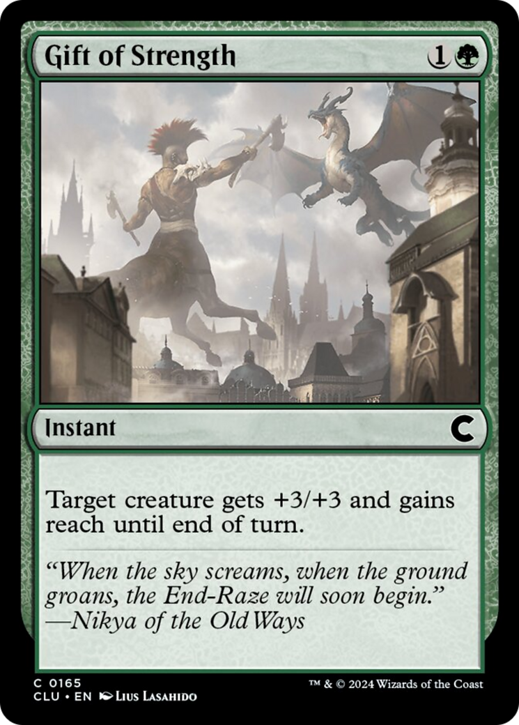 Gift of Strength [Ravnica: Clue Edition] | Good Games North