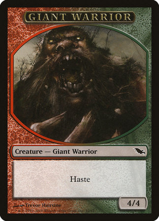 Giant Warrior Token (Red/Green) [Shadowmoor Tokens] | Good Games North