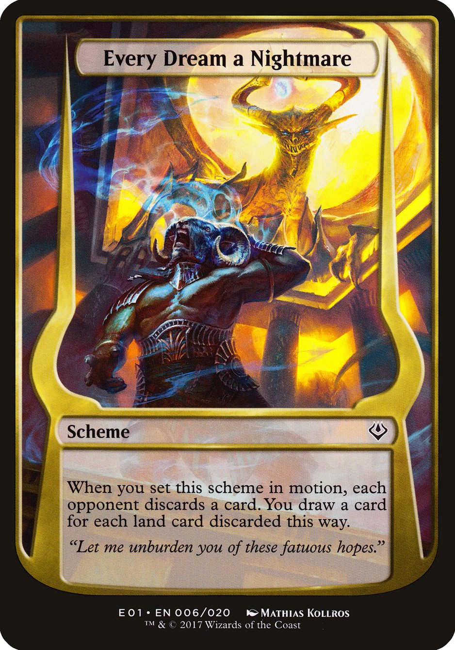 Every Dream a Nightmare (Schemes) [Archenemy: Nicol Bolas Schemes] | Good Games North