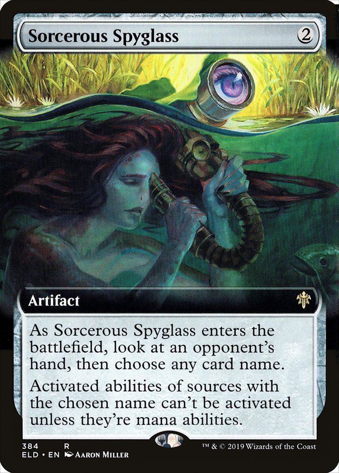 Sorcerous Spyglass (Extended Art) [Throne of Eldraine] | Good Games North