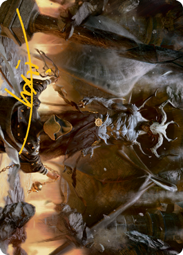 Ormendahl, the Corrupter Art Card (Gold-Stamped Signature) [Innistrad: Midnight Hunt Art Series] | Good Games North