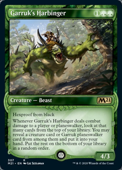 Garruk's Harbinger (Showcase) [Core Set 2021] | Good Games North