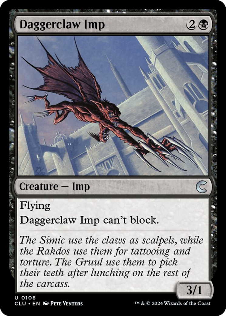 Daggerclaw Imp [Ravnica: Clue Edition] | Good Games North