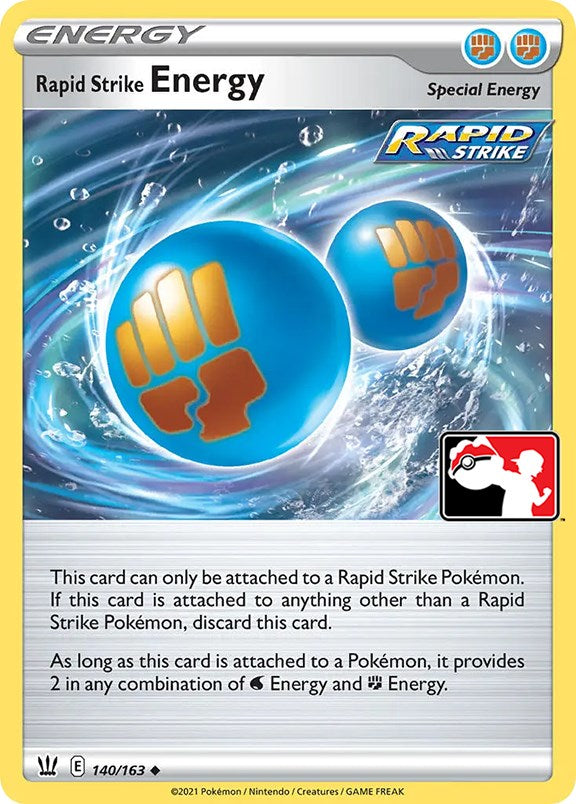 Rapid Strike Energy (140/163) [Prize Pack Series Two] | Good Games North