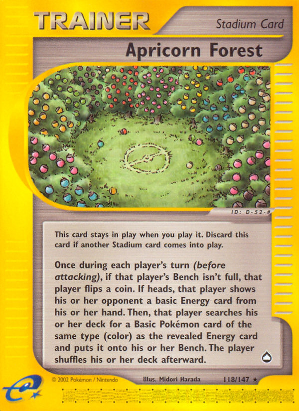 Apricorn Forest (118/147) [Aquapolis] | Good Games North