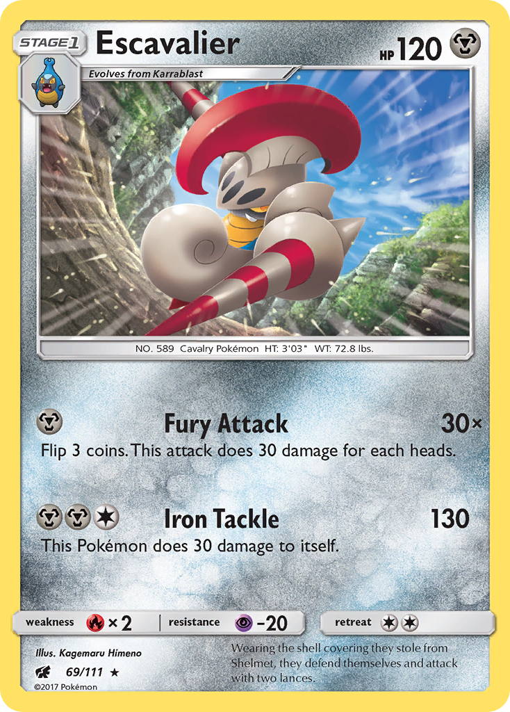 Escavalier (69/111) [Sun & Moon: Crimson Invasion] | Good Games North