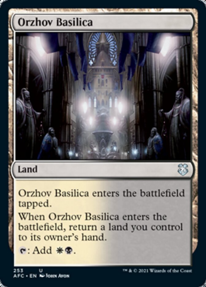 Orzhov Basilica [Dungeons & Dragons: Adventures in the Forgotten Realms Commander] | Good Games North