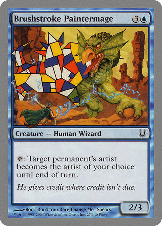 Brushstroke Paintermage [Unhinged] | Good Games North