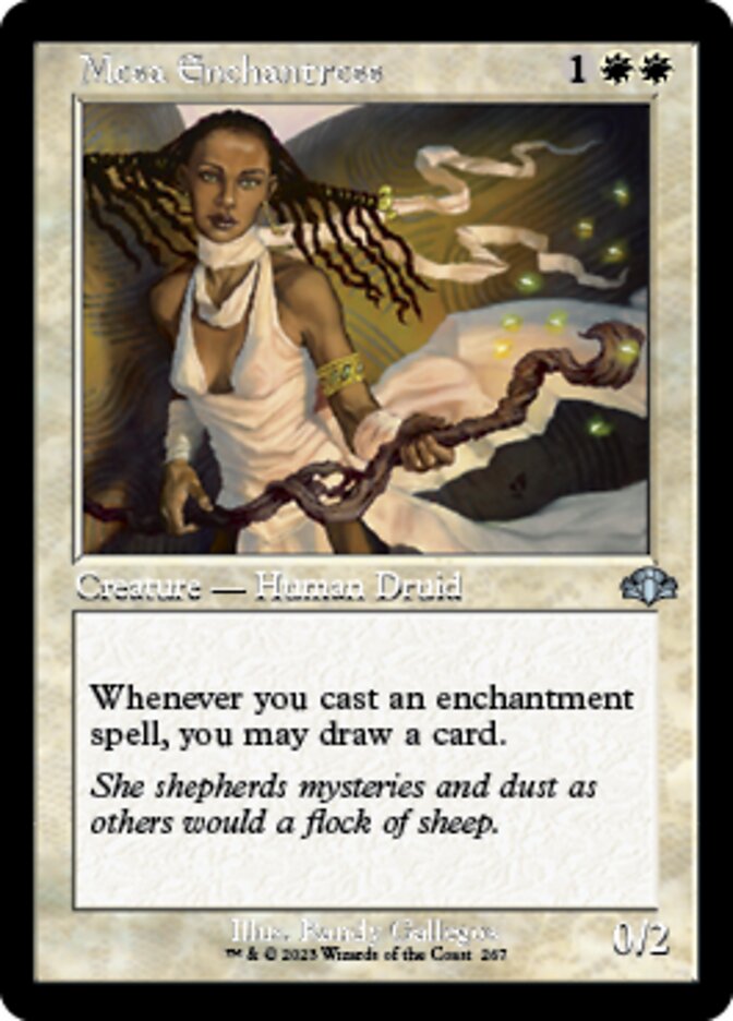 Mesa Enchantress (Retro) [Dominaria Remastered] | Good Games North