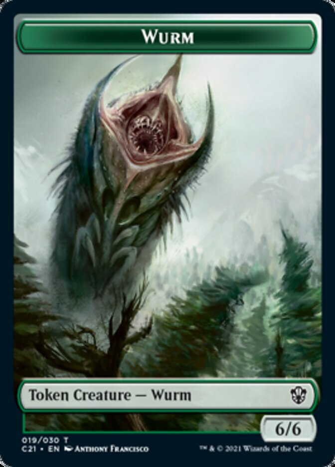 Wurm // Kraken Token [Commander 2021 Tokens] | Good Games North