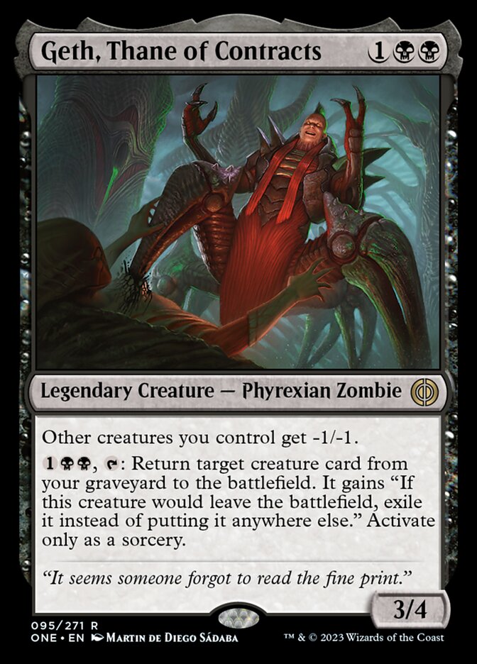 Geth, Thane of Contracts [Phyrexia: All Will Be One] | Good Games North