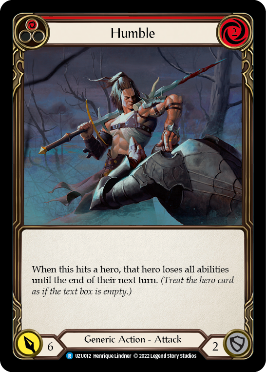 Humble (Red) [UZU012] (Outsiders Uzuri Blitz Deck) | Good Games North
