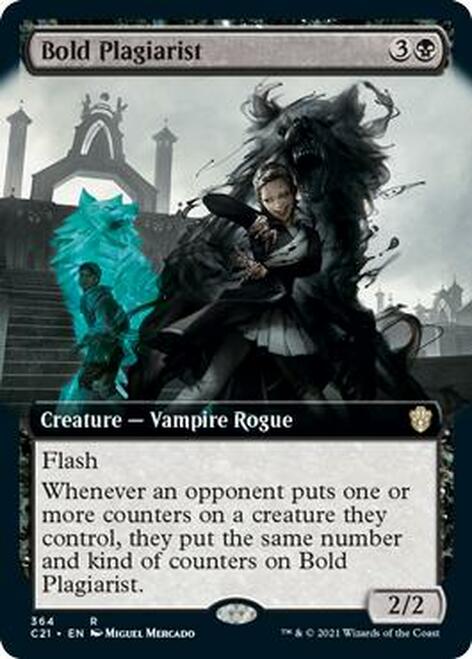Bold Plagiarist (Extended)
 [Commander 2021] | Good Games North