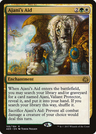 Ajani's Aid [Aether Revolt] | Good Games North