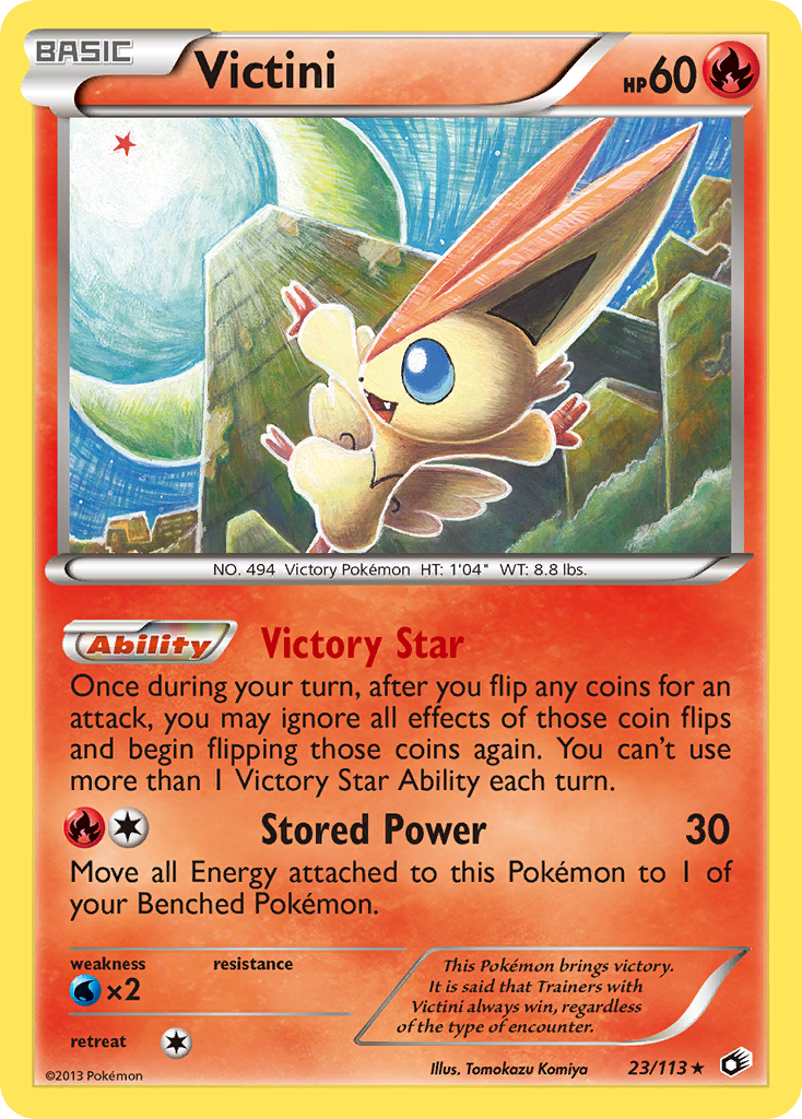 Victini (23/113) (Theme Deck Exclusive) [Black & White: Legendary Treasures] | Good Games North