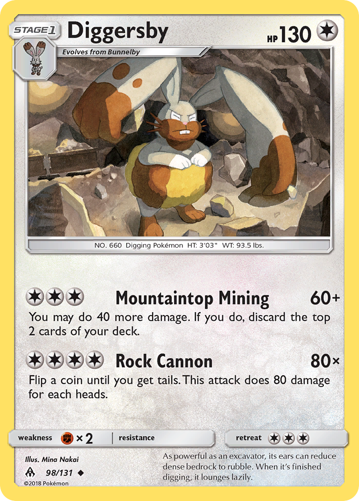 Diggersby (98/131) [Sun & Moon: Forbidden Light] | Good Games North