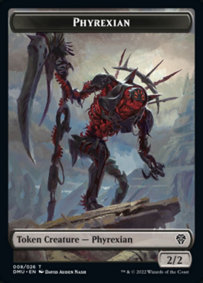 Phyrexian // Stangg Twin Double-sided Token [Dominaria United Tokens] | Good Games North
