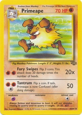 Primeape (43/64) [Jungle Unlimited] | Good Games North
