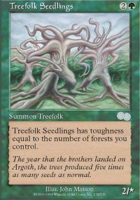 Treefolk Seedlings [Urza's Saga] | Good Games North
