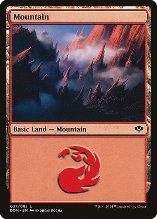 Mountain (37) [Duel Decks: Speed vs. Cunning] | Good Games North