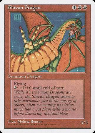 Shivan Dragon [Fourth Edition] | Good Games North