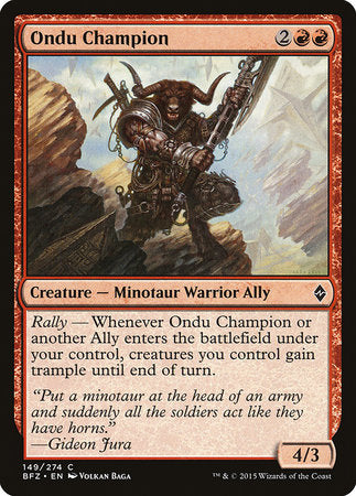 Ondu Champion [Battle for Zendikar] | Good Games North