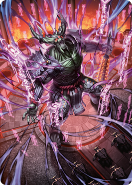 Hidetsugu, Devouring Chaos Art Card [Kamigawa: Neon Dynasty Art Series] | Good Games North