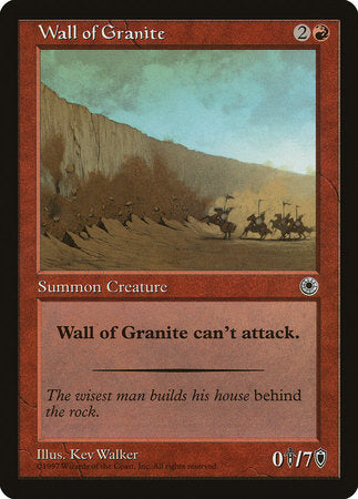 Wall of Granite [Portal] | Good Games North