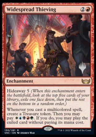 Widespread Thieving (Promo Pack) [Streets of New Capenna Promos] | Good Games North