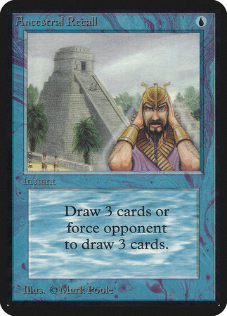 Ancestral Recall [Limited Edition Alpha] | Good Games North