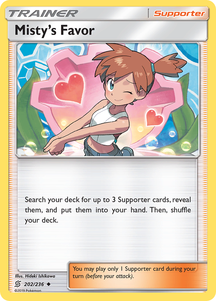 Misty's Favor (202/236) [Sun & Moon: Unified Minds] | Good Games North