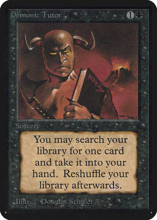 Demonic Tutor [Limited Edition Alpha] | Good Games North