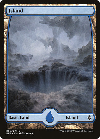 Island (259) - Full Art [Battle for Zendikar] | Good Games North