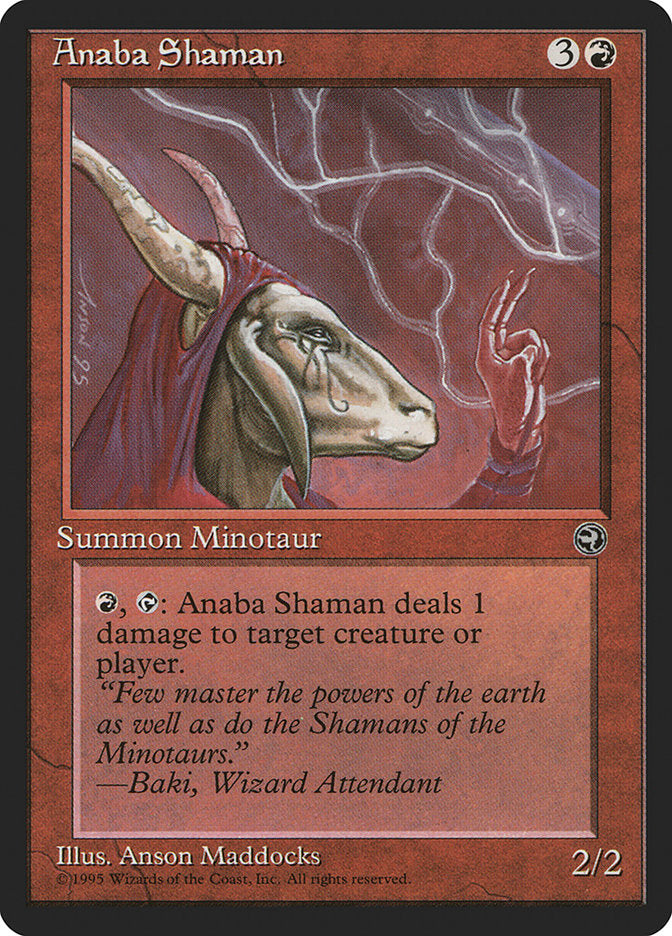 Anaba Shaman (Baki Flavor Text) [Homelands] | Good Games North