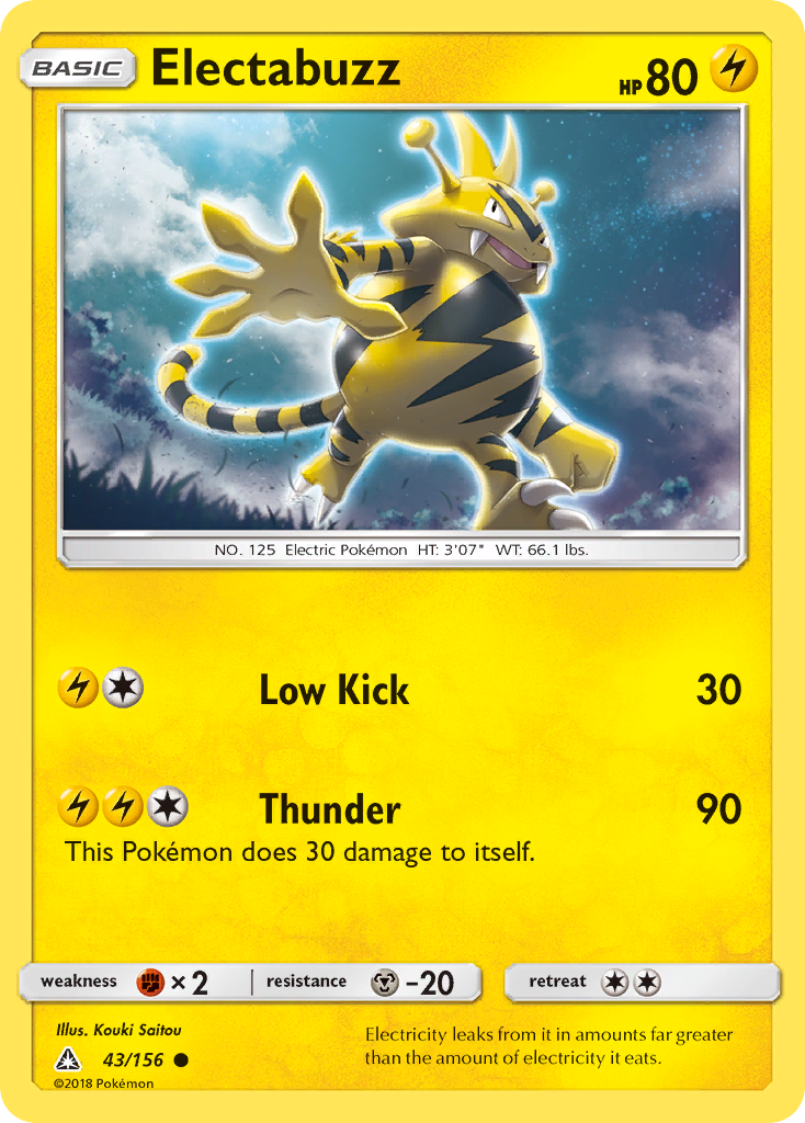 Electabuzz (43/156) [Sun & Moon: Ultra Prism] | Good Games North