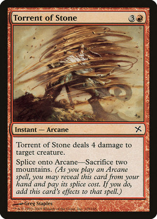Torrent of Stone [Betrayers of Kamigawa] | Good Games North