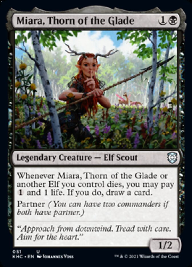 Miara, Thorn of the Glade [Kaldheim Commander] | Good Games North