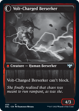 Voltaic Visionary // Volt-Charged Berserker [Innistrad: Double Feature] | Good Games North
