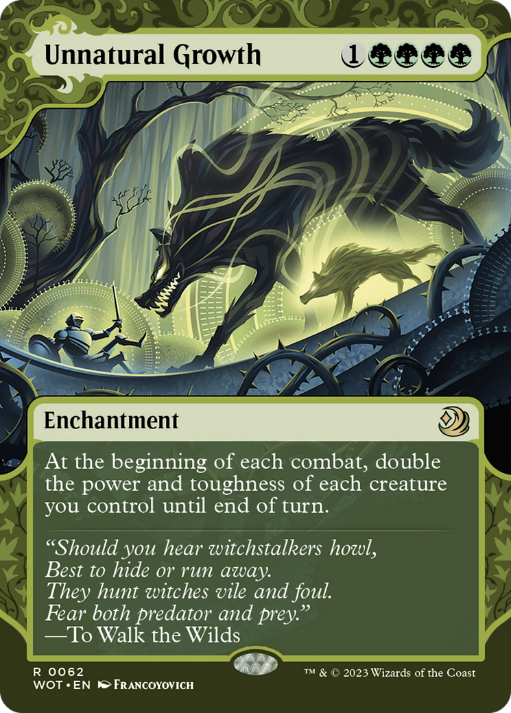 Unnatural Growth [Wilds of Eldraine: Enchanting Tales] | Good Games North